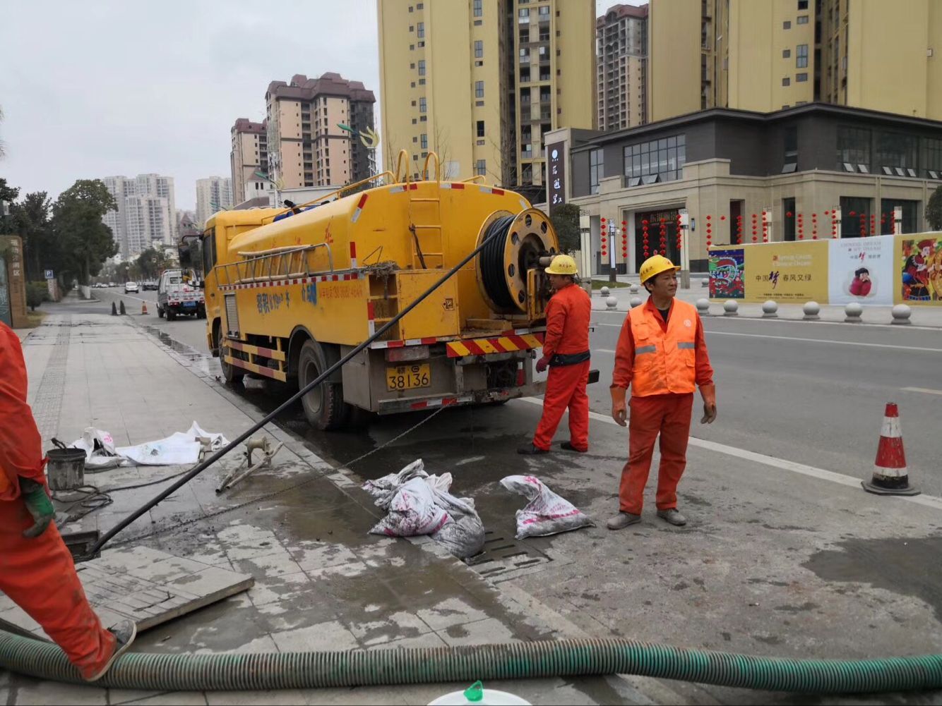 来宾排污管道清淤-管道清洗