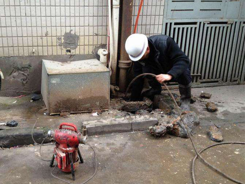 来宾疏通下水道-洗菜池疏通